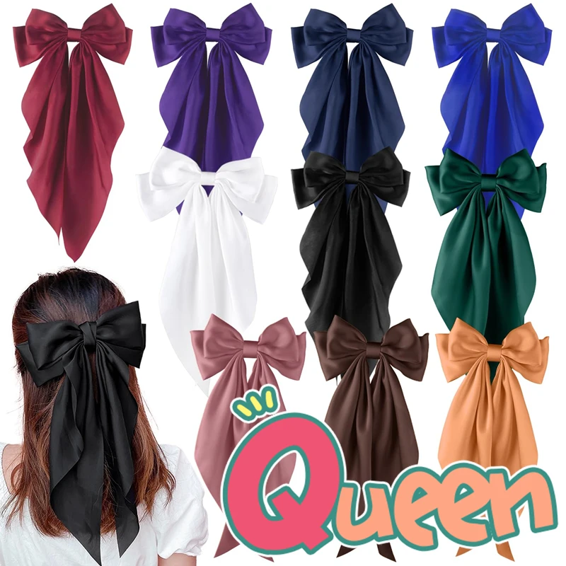 New Hair Bows for Women Girls Big Bows Hair Clips Barrettes Silky Satin Oversized Ribbon Bows Hair Accessories Christmas Gifts
New Hair Bows for Women Girls Big Bows Hair Clips Barrettes Silky Satin Oversized Ribbon Bows Hair Accessories Christmas Gifts