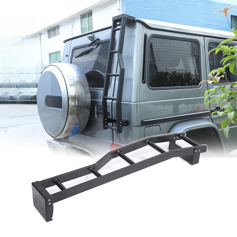 Wholesale Aluminum Rear Tail Door Climbing Ladder 4X4 Offroad Mod Parts
Wholesale Aluminum Rear Tail Door Climbing Ladder 4X4 Offroad Mod Parts