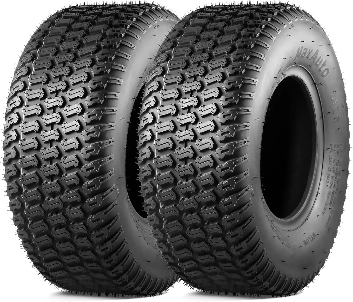 18x6.5-8 Turf Saver Lawn Mower Golf Cart Tire 4PR, Set of 2 - Durable & Reliable
18x6.5-8 Turf Saver Lawn Mower Golf Cart Tire 4PR, Set of 2 - Durable & Reliable