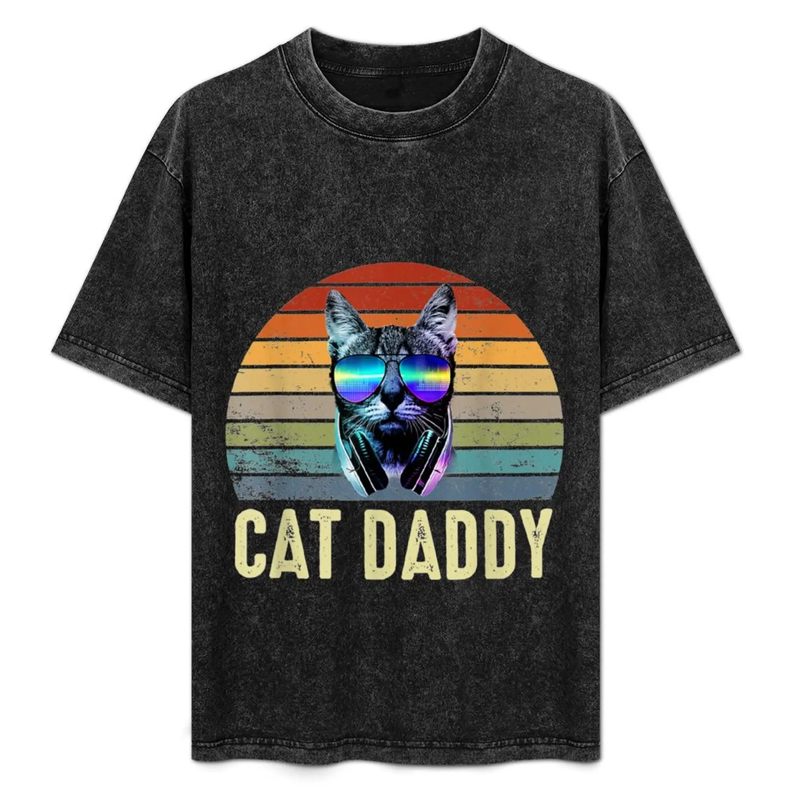 Cat Daddy Vintage Eighties Style Cat Retro Distressed T-Shirt Relaxed Fit Casual Short Sleeve Top
Cat Daddy Vintage Eighties Style Cat Retro Distressed T-Shirt Relaxed Fit Casual Short Sleeve Top