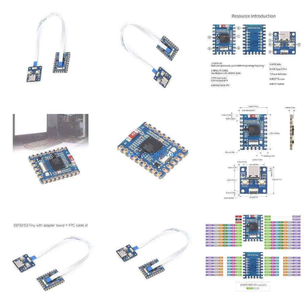 C7AB ESP32 240MHz ESP32-S3FH4R2 Control Multiple Peripherals Wide Applications