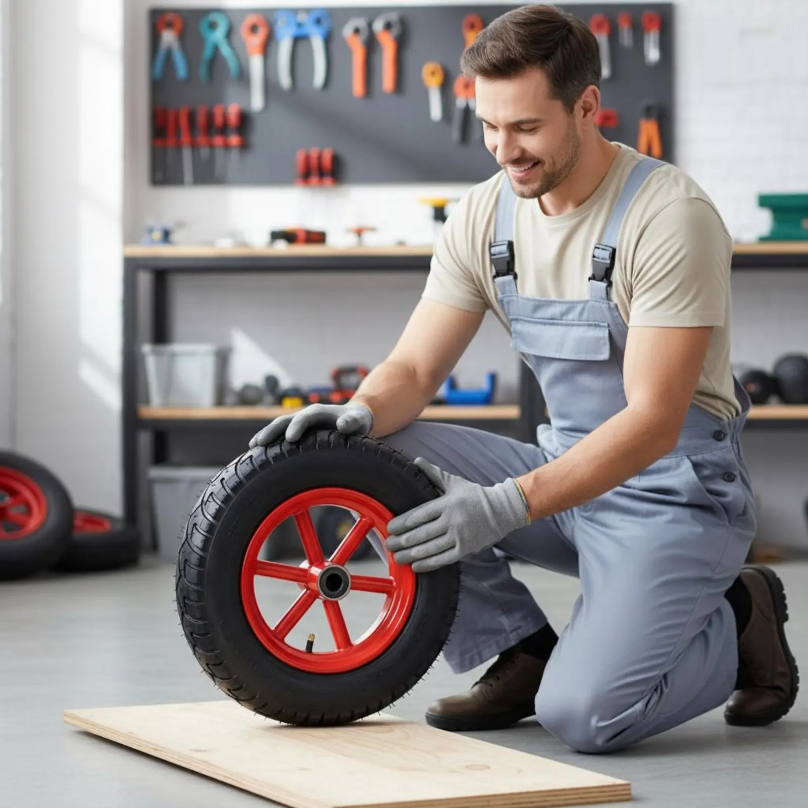 14 Inch Air-Filled Wheel Shock Absorbing Hand Wagon Replacement Wheel Professional Hardware Effortless Rolling Wide Surface
14 Inch Air-Filled Wheel Shock Absorbing Hand Wagon Replacement Wheel Professional Hardware Effortless Rolling Wide Surface