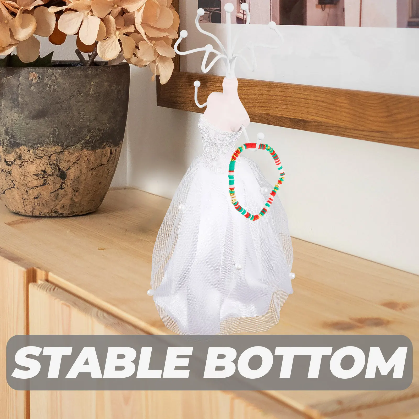 Princess Jewelry Display Rack Creative Resin Necklace Stand Decorative Freestanding Jewelry Organizer Household Desktop
Princess Jewelry Display Rack Creative Resin Necklace Stand Decorative Freestanding Jewelry Organizer Household Desktop