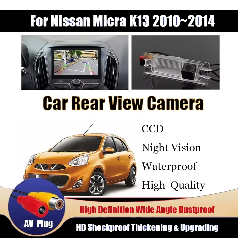 Car Reverse Rear View Camera For Nissan Micra K13 2010~2014 CCD Full HD Night Vision Backup Parking Camera Shockproof Waterproof
Car Reverse Rear View Camera For Nissan Micra K13 2010~2014 CCD Full HD Night Vision Backup Parking Camera Shockproof Waterproof
