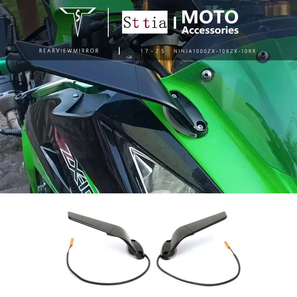 For Kawasaki Ninja ZX-10R ZX-10RR 2017-2025 10R Motorcycles Adjustable Rotating Rearview Mirror Aluminum Side Rear View Mirrors
For Kawasaki Ninja ZX-10R ZX-10RR 2017-2025 10R Motorcycles Adjustable Rotating Rearview Mirror Aluminum Side Rear View Mirrors