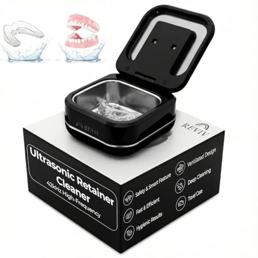 RePod Mouth Guard Ultrasonic Retainer Cleaner Case Portable Ventilated Travel Denture Case Ultrasonic Cleaner Storage for Night
RePod Mouth Guard Ultrasonic Retainer Cleaner Case Portable Ventilated Travel Denture Case Ultrasonic Cleaner Storage for Night