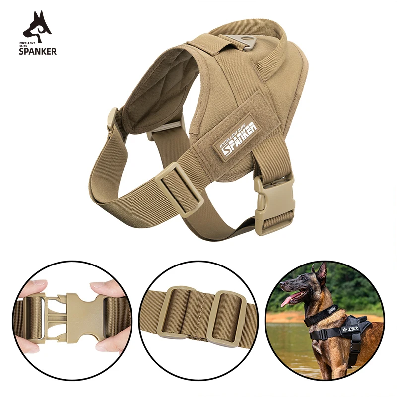 Тактический тренировочный жилет-шлейка для собак, усиленный, для средних и крупных пород, с ручкой, для немецких овчарок
Тактический тренировочный жилет-шлейка для собак, усиленный, для средних и крупных пород, с ручкой, для немецких овчарок