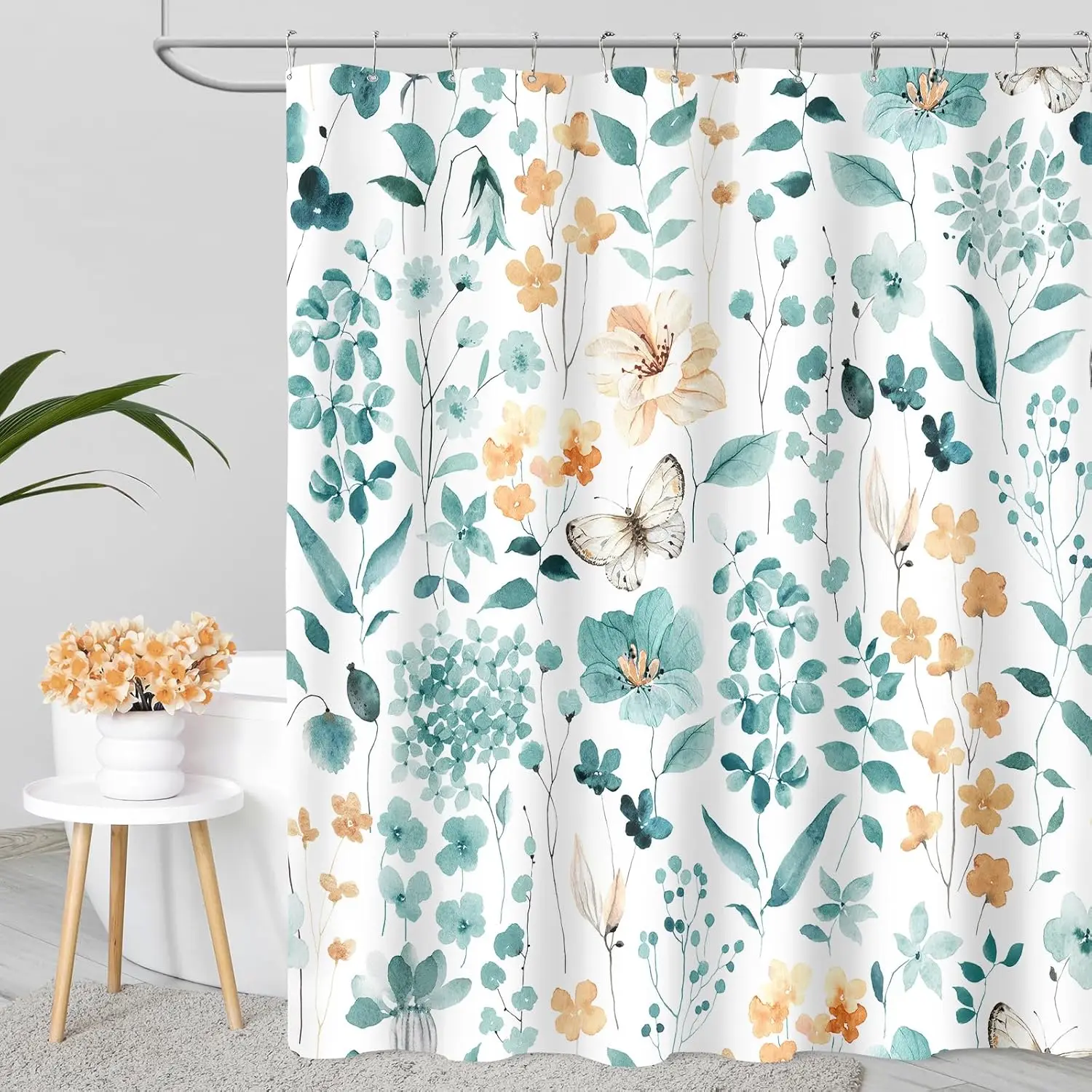 Симпатичная занавеска для душа с цветочным принтом, тканевая занавеска для душа с шалфеем и зеленым цветком, весна-лето, комплект тканевых занавесок для душа с дикими цветами и бабочками
Симпатичная занавеска для душа с цветочным принтом, тканевая занавеска для душа с шалфеем и зеленым цветком, весна-лето, комплект тканевых занавесок для душа с дикими цветами и бабочками