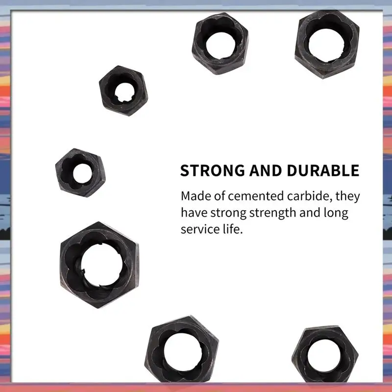 AFBC 10-Piece Nut Removal Nut Damage Bolt Extractor Hexagon Nut Removal Tool Set High Durable
AFBC 10-Piece Nut Removal Nut Damage Bolt Extractor Hexagon Nut Removal Tool Set High Durable