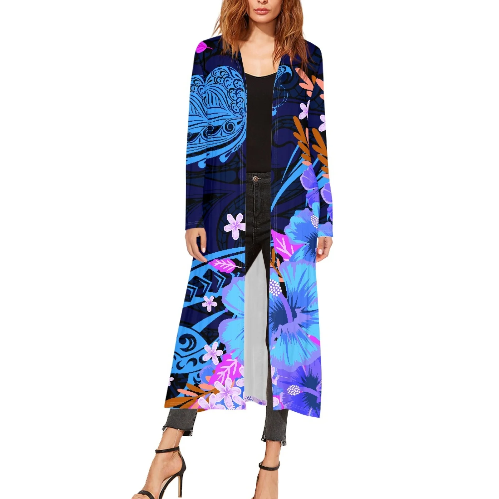 Polynesian Tribal Tongan Totem Tattoo Tonga Prints Spring Autumn Cardigan Long Sleeve Female Cardigans Jacket Shawl Outerwear
Polynesian Tribal Tongan Totem Tattoo Tonga Prints Spring Autumn Cardigan Long Sleeve Female Cardigans Jacket Shawl Outerwear