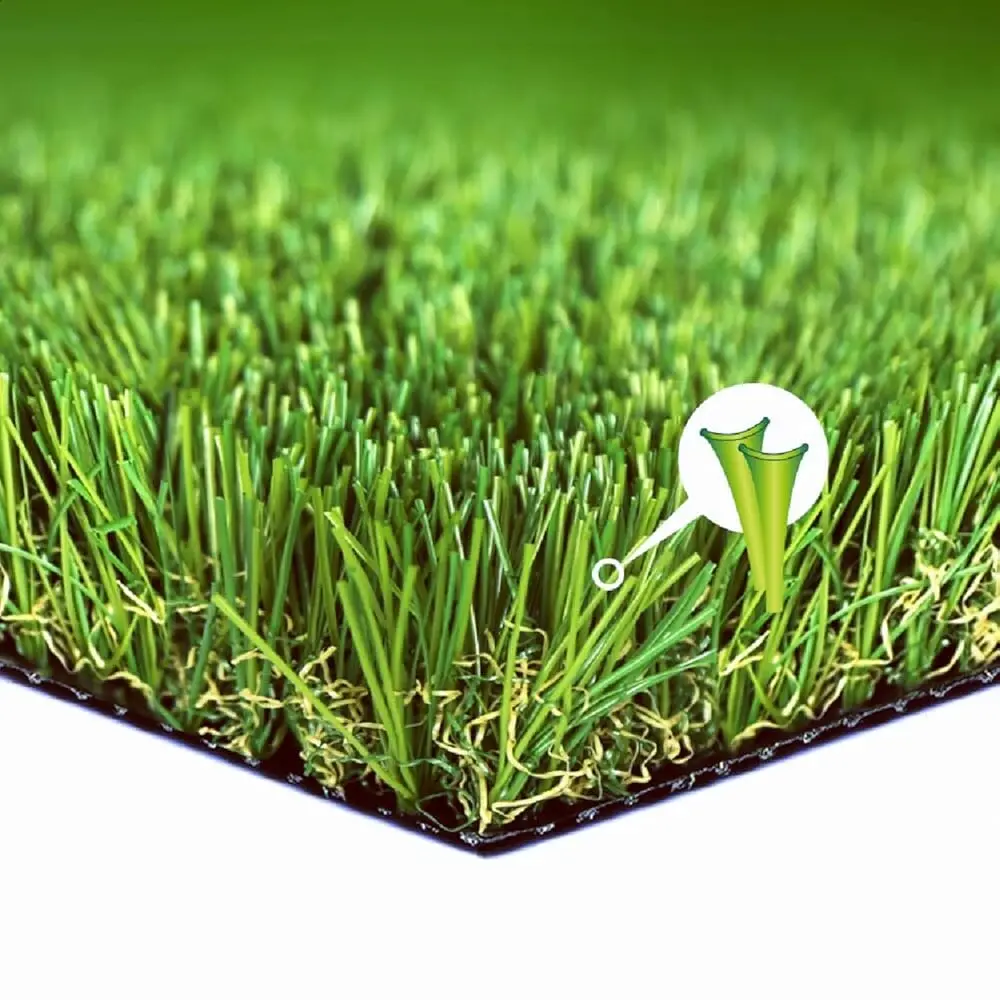 Artificial Grass Turf, 2Ft X 4Ft (8 Ft²) 1.38 In Pile Height Indoor Outdoor Synthetic Realistic Faux Fake Astroturf Rug Carpet
Artificial Grass Turf, 2Ft X 4Ft (8 Ft²) 1.38 In Pile Height Indoor Outdoor Synthetic Realistic Faux Fake Astroturf Rug Carpet