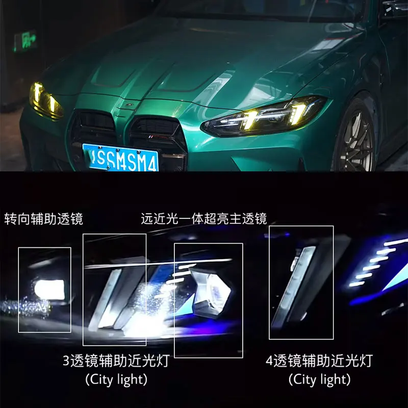 Car Headlights for BMW G82 4 series G22 LED Headlight 2021-2024 Headlights DRL Turn Signal High Beam Fangs Style Projector Lens
Car Headlights for BMW G82 4 series G22 LED Headlight 2021-2024 Headlights DRL Turn Signal High Beam Fangs Style Projector Lens