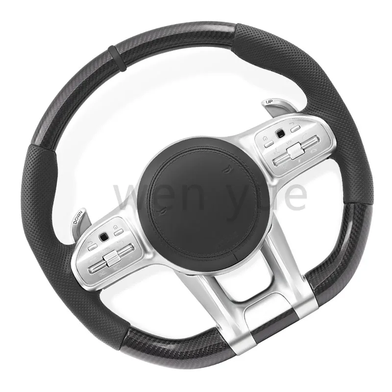 Carbon Fiber Steering Wheel Accessories for W205 W163 W177 W213 W222 W247 X167 X247 X253 X254 C43 C63 E53 E63 G63 C190 C118
Carbon Fiber Steering Wheel Accessories for W205 W163 W177 W213 W222 W247 X167 X247 X253 X254 C43 C63 E53 E63 G63 C190 C118
