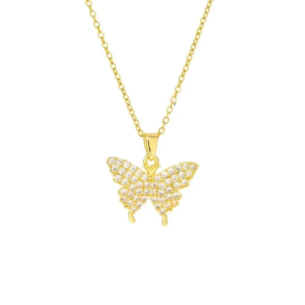 Simple and elegant, light luxury, high-end and versatile butterfly-shaped titanium steel women's necklace
Simple and elegant, light luxury, high-end and versatile butterfly-shaped titanium steel women's necklace