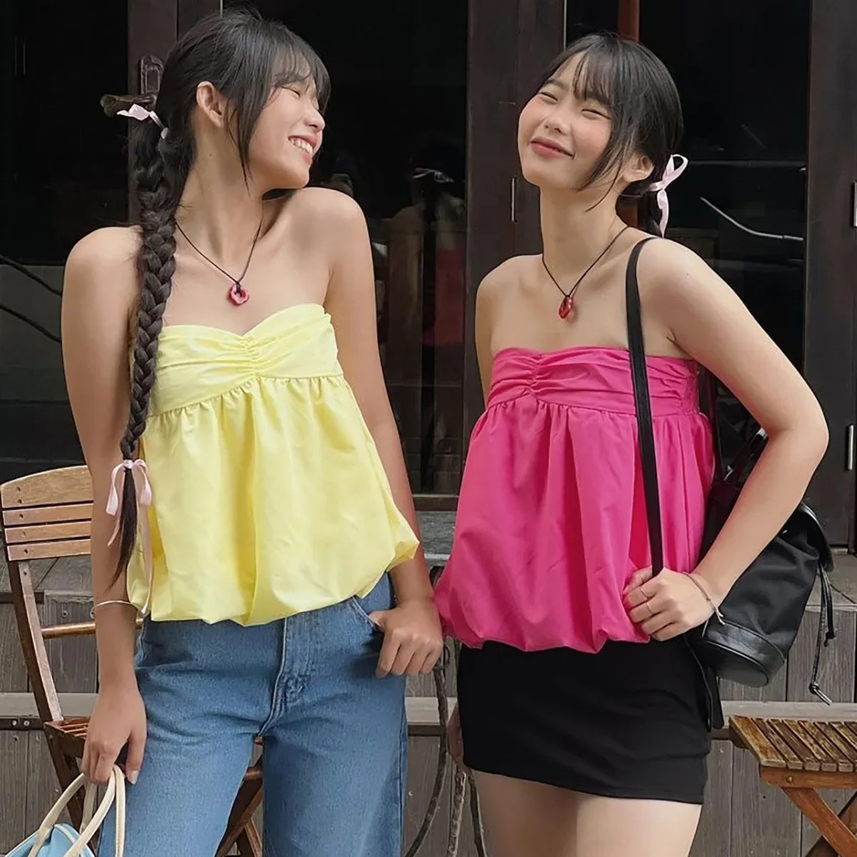 Tank Top Women Cute Women 2025 Summer New Tops Fashion Sexy Wrinkle Top Korean Fashion m
Tank Top Women Cute Women 2025 Summer New Tops Fashion Sexy Wrinkle Top Korean Fashion m