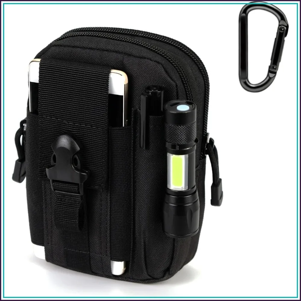 Tactical Waist Pouch MOLLE EDC Pouch Outdoor Waist Bag with Phone Belt Clip Holder Holster Carrying Pouch
Tactical Waist Pouch MOLLE EDC Pouch Outdoor Waist Bag with Phone Belt Clip Holder Holster Carrying Pouch