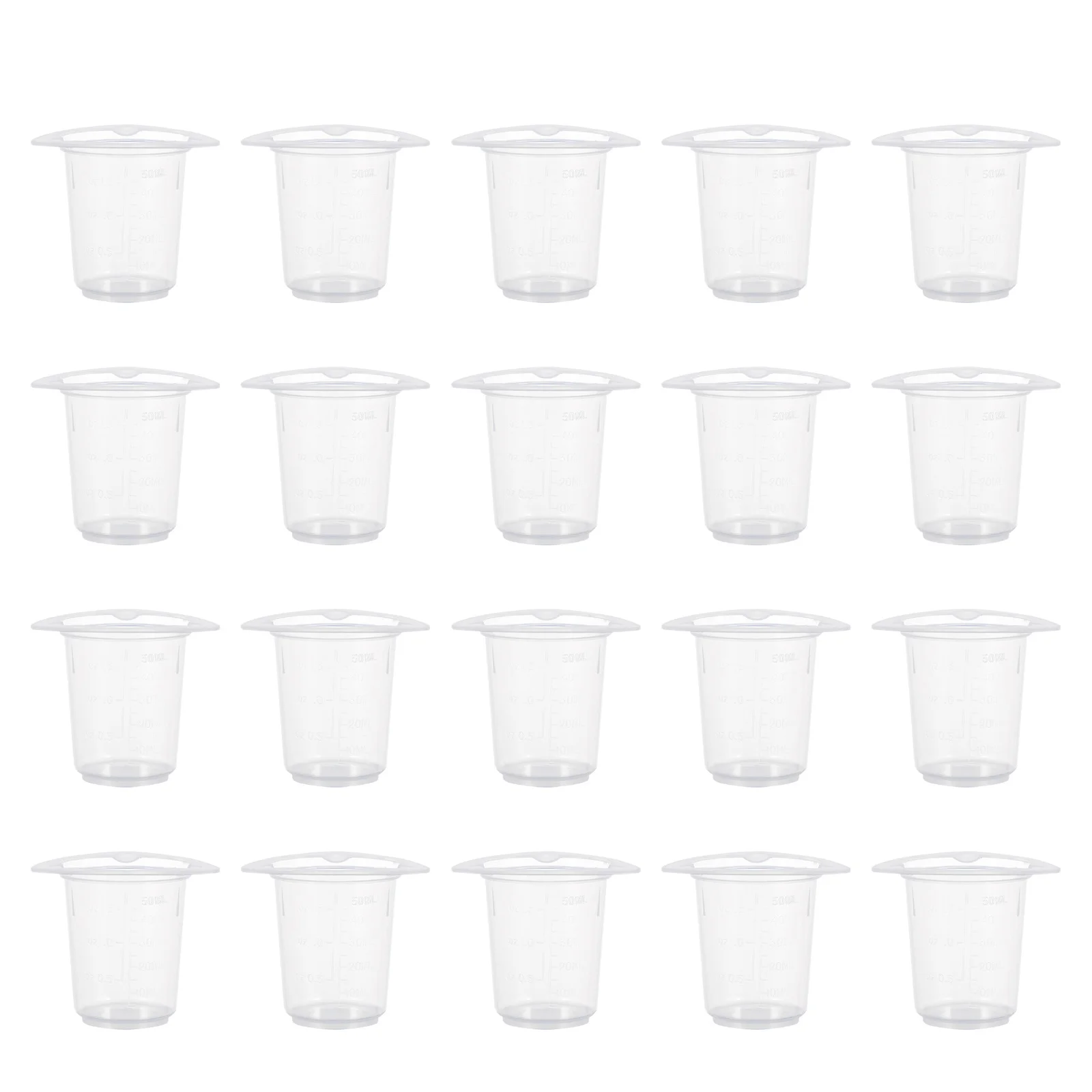 20Pcs Graduated Beakers Set with Clear Scale Markings Spill-Free Pouring Measuring Tools for Teachers Students
20Pcs Graduated Beakers Set with Clear Scale Markings Spill-Free Pouring Measuring Tools for Teachers Students