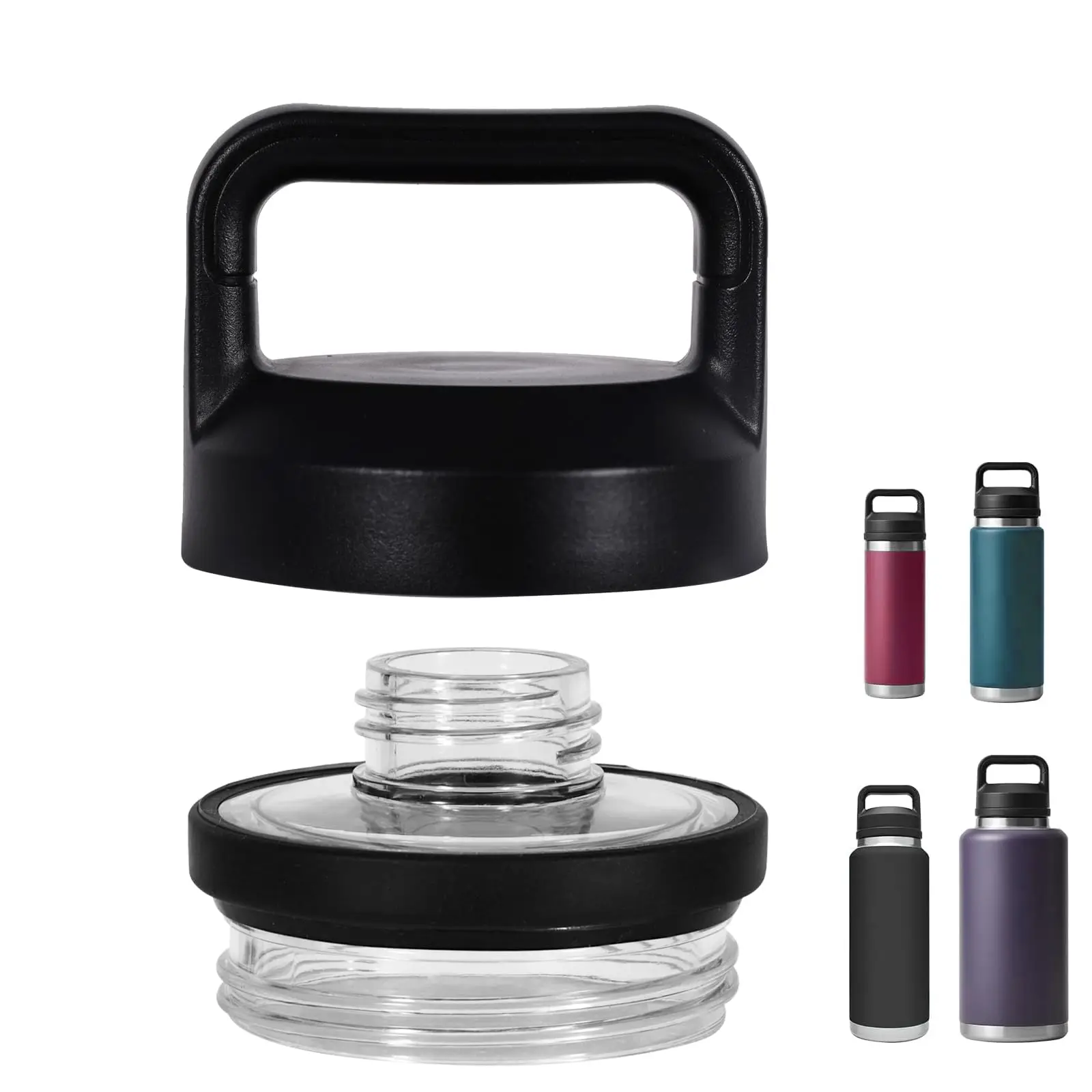 Замена крышки с винтовой крышкой для бутылки YETI Rambler 18/26/36/46/64 унций, совместимая со сменными крышками YETI Chug Cap 
Замена крышки с винтовой крышкой для бутылки YETI Rambler 18/26/36/46/64 унций, совместимая со сменными крышками YETI Chug Cap