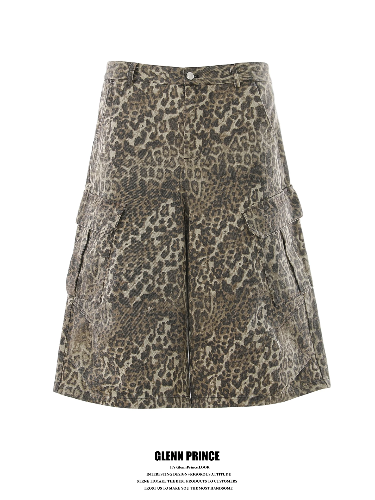 GPstudio American Street Style Leopard Print Pocket Shape Loose Wide Leg Men's Summer Workwear Six-Foot Pants Casual Shorts
GPstudio American Street Style Leopard Print Pocket Shape Loose Wide Leg Men's Summer Workwear Six-Foot Pants Casual Shorts