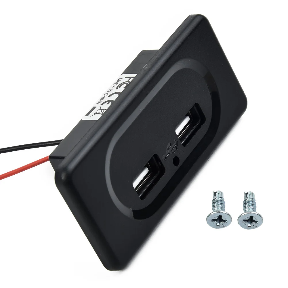 DC 5V 3.1A Charging Socket Dual USB Ports Plug Charger Socket For 12V Car Boat Motorhome Caravan Camping Accessories
DC 5V 3.1A Charging Socket Dual USB Ports Plug Charger Socket For 12V Car Boat Motorhome Caravan Camping Accessories