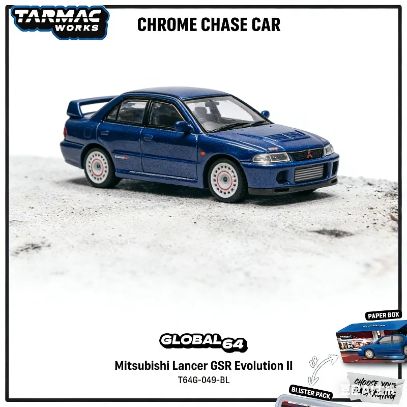 TW 1:64 Mitsubishi Lancer GSR Evolution II Cast Alloy Static Car Model - Boys' Toy Collection Decoration Item
TW 1:64 Mitsubishi Lancer GSR Evolution II Cast Alloy Static Car Model - Boys' Toy Collection Decoration Item