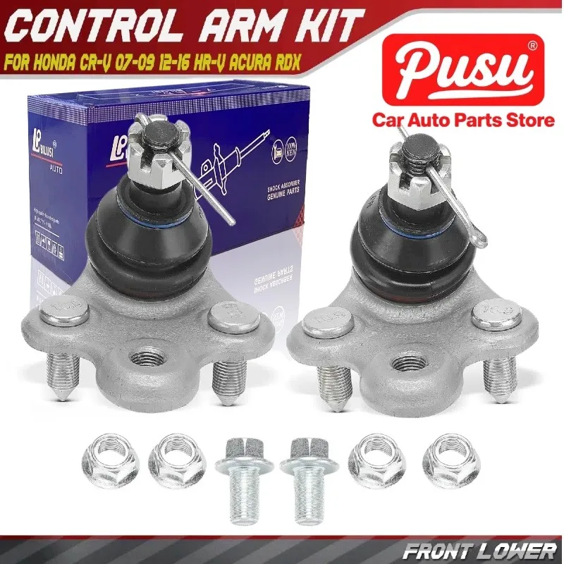PUSU 2PC Front Lower Side Ball Joint for Honda CR-V 2007-2009 2012-2016 HR-V Acura RDX 51220STKA01, 51220T0AA01 51220-STK-A01
PUSU 2PC Front Lower Side Ball Joint for Honda CR-V 2007-2009 2012-2016 HR-V Acura RDX 51220STKA01, 51220T0AA01 51220-STK-A01