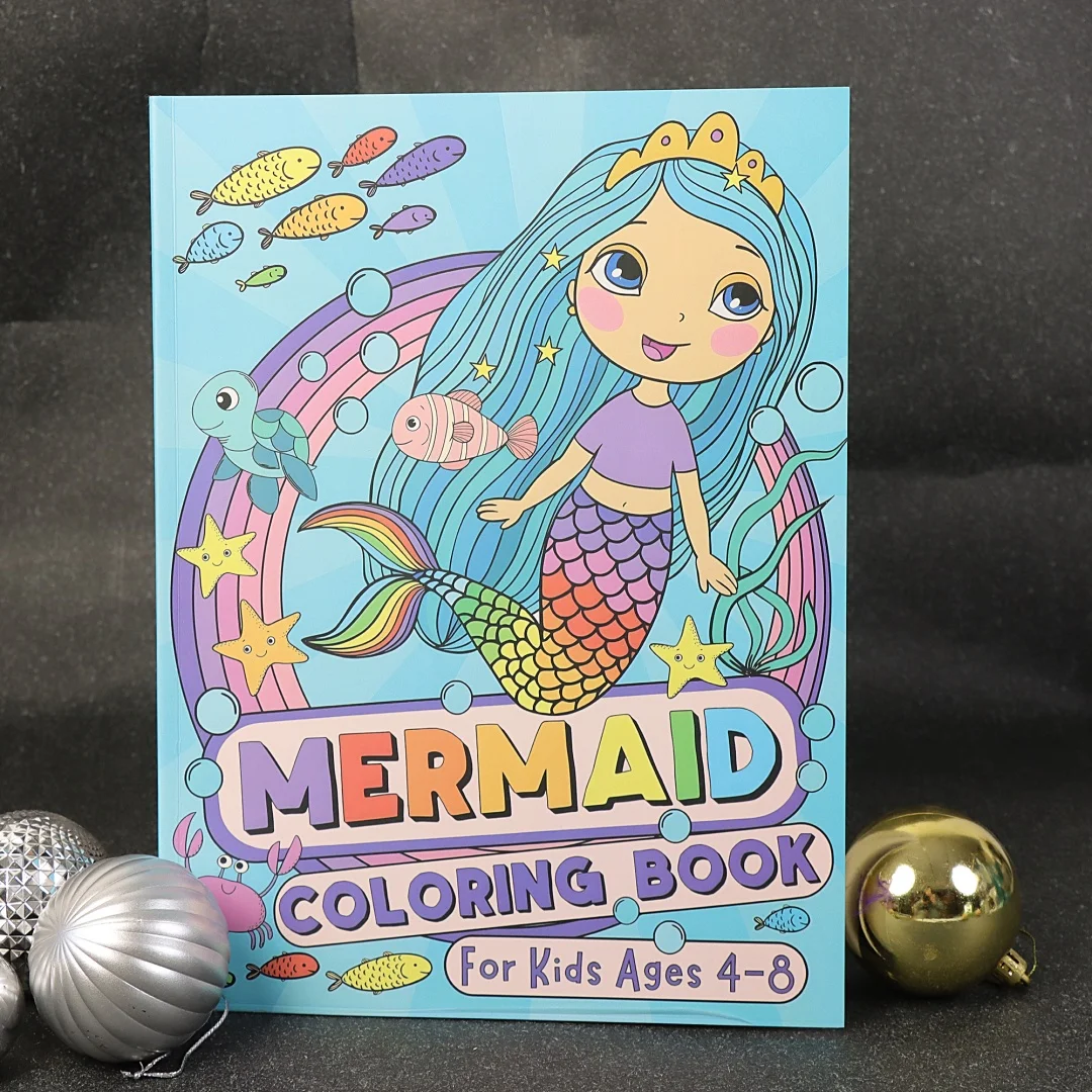 Mermaid Coloring Book for Adult- Cute Underwater Sea Creatures Coloring Pages Creative Activity Gift for Girls
Mermaid Coloring Book for Adult- Cute Underwater Sea Creatures Coloring Pages Creative Activity Gift for Girls