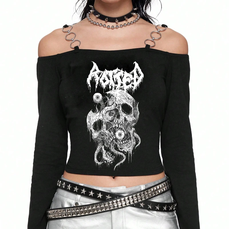 Summer Women's Goth Street Fashion Peplum Top Vintage Hand-painted Pattern Long Sleeve Hooded Wrap T-Shirt Y2k Clothing
Summer Women's Goth Street Fashion Peplum Top Vintage Hand-painted Pattern Long Sleeve Hooded Wrap T-Shirt Y2k Clothing