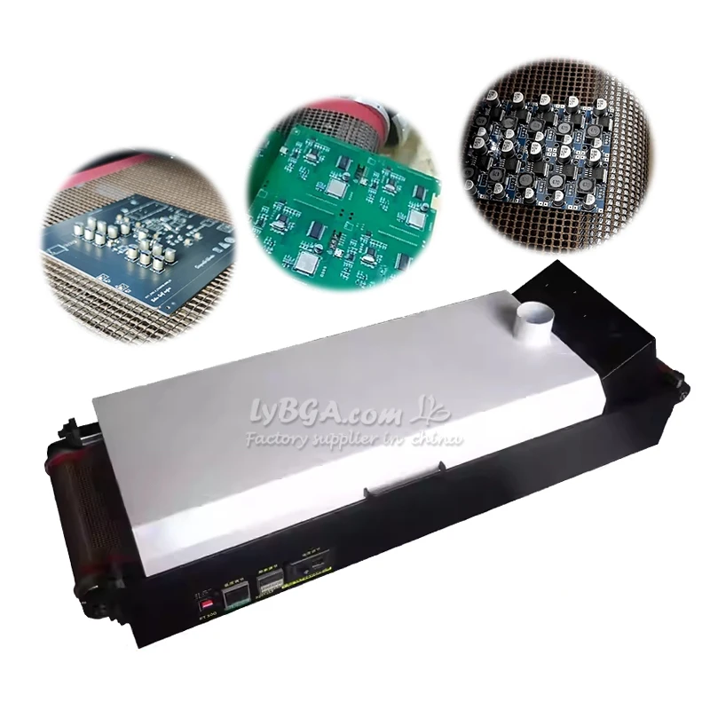 Умная настольная печь оплавления TP320 SMT с гибким паяльным ремнем, система дымовых выхлопных труб для сборки электроники
Умная настольная печь оплавления TP320 SMT с гибким паяльным ремнем, система дымовых выхлопных труб для сборки электроники