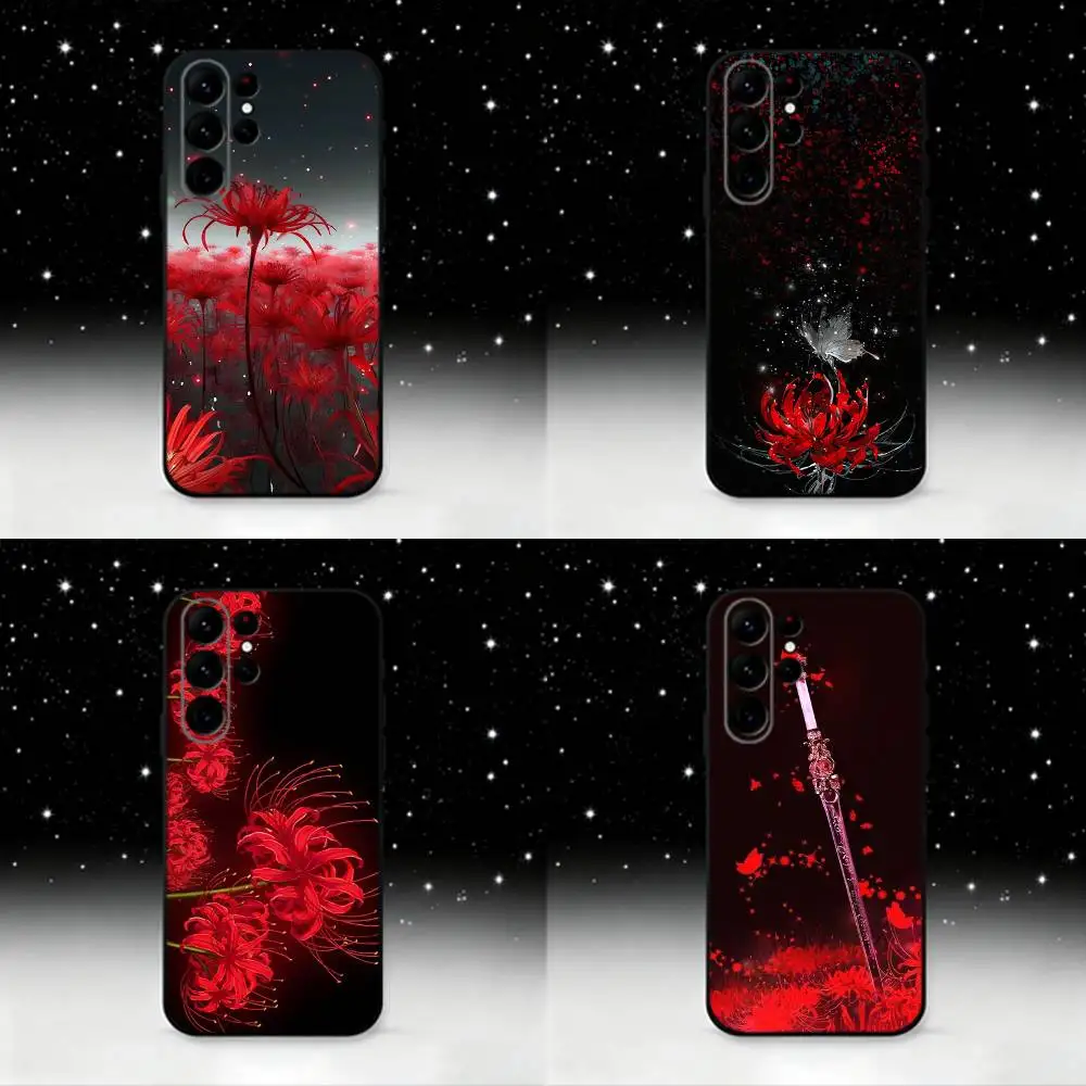 red spider lily Phone Case For Samsung S25,S24 Ultra,S20,S30 plus,S22 plus,S23,S30 Ultra 5G Silicone Black Shell
red spider lily Phone Case For Samsung S25,S24 Ultra,S20,S30 plus,S22 plus,S23,S30 Ultra 5G Silicone Black Shell