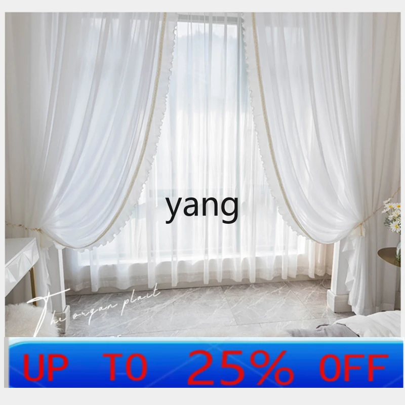 LMM Custom French Retro Light Luxury Sheer and Opaque Bedroom Curtains Valance Bay Window
LMM Custom French Retro Light Luxury Sheer and Opaque Bedroom Curtains Valance Bay Window