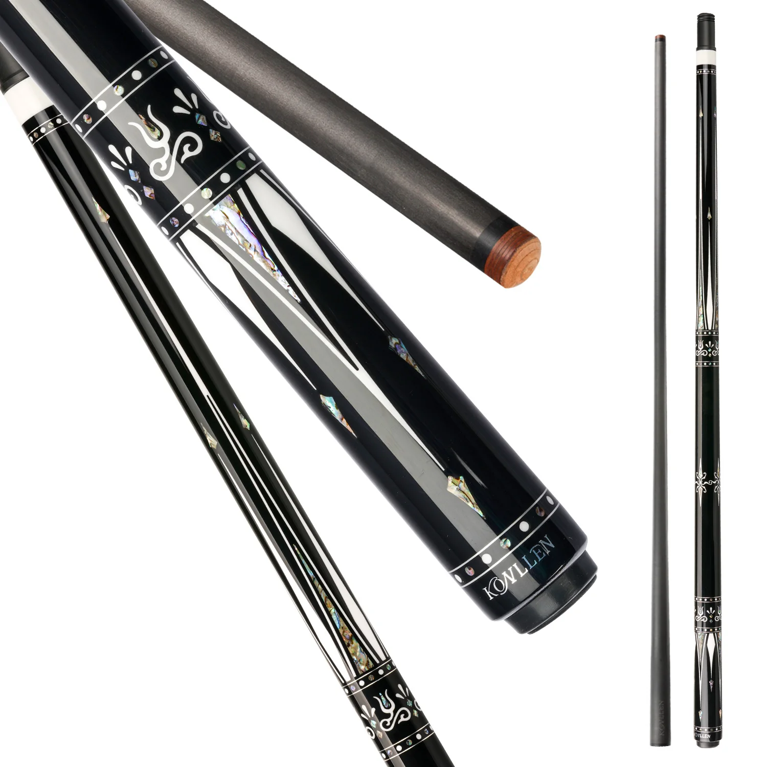 KONLLEN KL-01F Billiards Carbon Fiber Pool Stick Carbon Energy Shaft 3/8*8 Radial Pin Joint Pool Cue
KONLLEN KL-01F Billiards Carbon Fiber Pool Stick Carbon Energy Shaft 3/8*8 Radial Pin Joint Pool Cue
