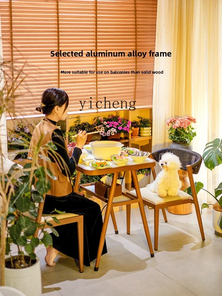 ZZ balcony table and chairs with tea making integrated dual-purpose Internet celebrity small apartment dining table
ZZ balcony table and chairs with tea making integrated dual-purpose Internet celebrity small apartment dining table