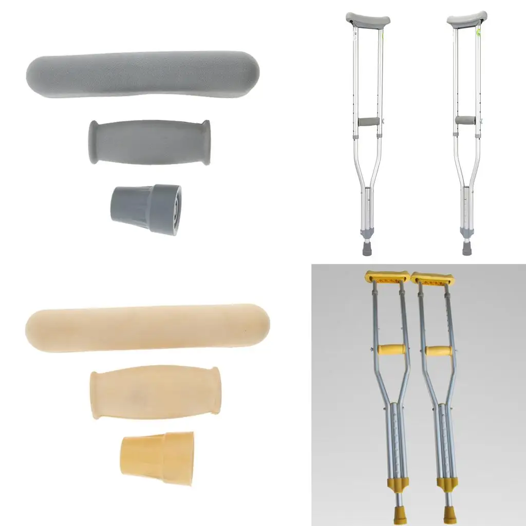 Crutches Tools Accessory Kit Pads Replacement, Anti Slip Rubber Underarm Cushions, Hand Grips, and Crutches Tips Pad Feet Caps
Crutches Tools Accessory Kit Pads Replacement, Anti Slip Rubber Underarm Cushions, Hand Grips, and Crutches Tips Pad Feet Caps