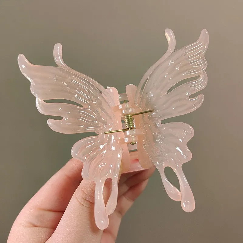Elegant Acrylic Hair Claw Women Large Hollow Butterfly Big Hair Clip Crab Barrettes Girls Headwear Accessories
Elegant Acrylic Hair Claw Women Large Hollow Butterfly Big Hair Clip Crab Barrettes Girls Headwear Accessories