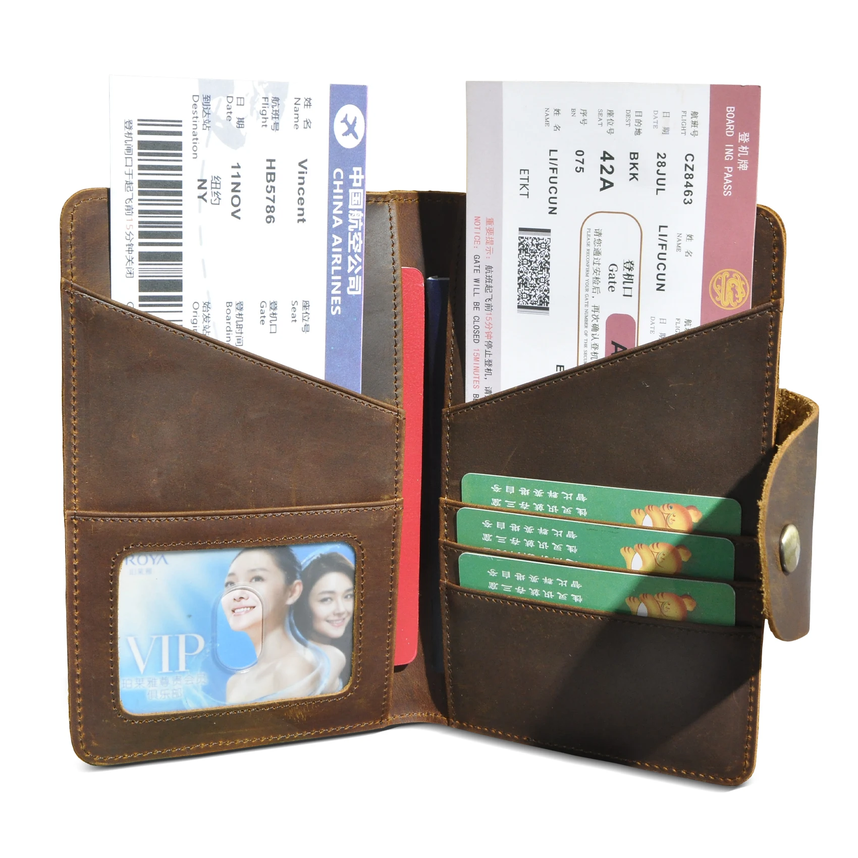 Thick Crazy Horse Leather Functional RFID Blocking Passport Holder Case Travel Bifold Snap Chain Safety Wallet For Men Male 2806
Thick Crazy Horse Leather Functional RFID Blocking Passport Holder Case Travel Bifold Snap Chain Safety Wallet For Men Male 2806