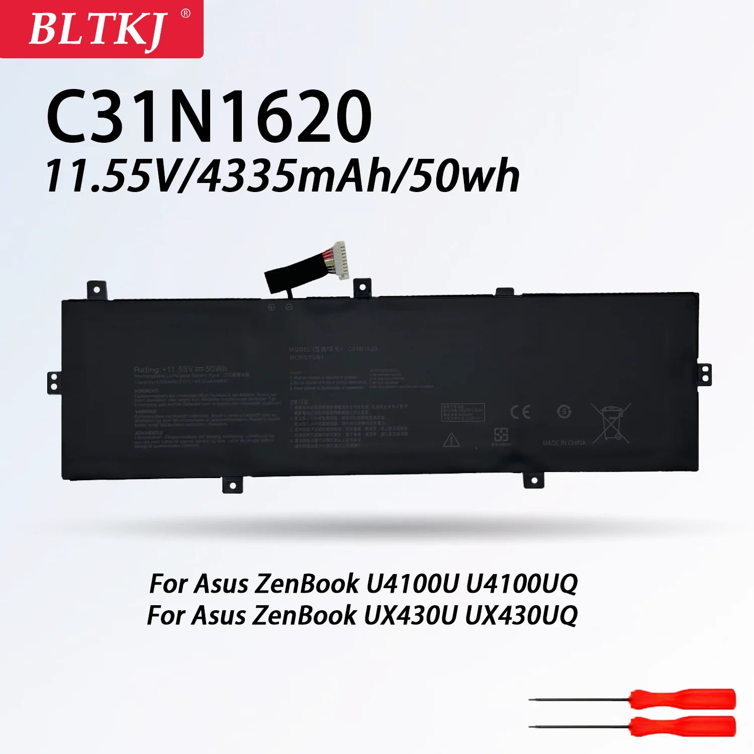 НОВЫЙ аккумулятор C31N1620 для ноутбука Asus Zenbook U4100U U4100UQ UX430U UX430UQ, отзывы для клиентов, спецификации, описание, магазин Mor
НОВЫЙ аккумулятор C31N1620 для ноутбука Asus Zenbook U4100U U4100UQ UX430U UX430UQ, отзывы для клиентов, спецификации, описание, магазин Mor
