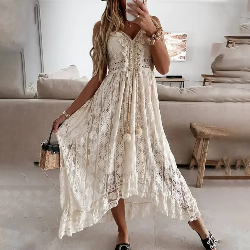 Dress for Women 2023 Vestido Evening Dress Korean Vintage Summer Elegant Beach Bohemian Long Dresses for Female Clothing
Dress for Women 2023 Vestido Evening Dress Korean Vintage Summer Elegant Beach Bohemian Long Dresses for Female Clothing