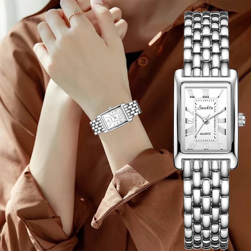 Sunkta Fashion Elegant Quartz Woman Watch Luxury Classic Steel Waterproof Wristwatch Casual Sports Watches for Women Reloj Mujer
Sunkta Fashion Elegant Quartz Woman Watch Luxury Classic Steel Waterproof Wristwatch Casual Sports Watches for Women Reloj Mujer