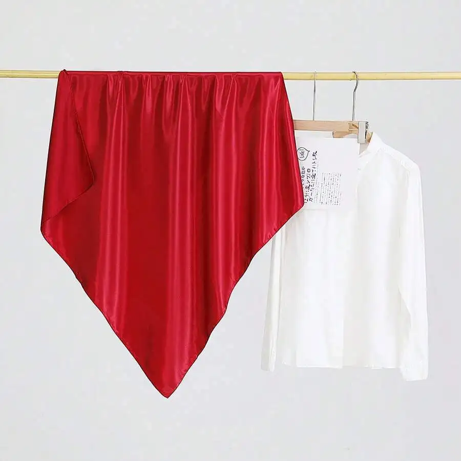 Women Solid Red Square Scarf Versatile Fashion Accessory For Beach Holiday Music Festival
Women Solid Red Square Scarf Versatile Fashion Accessory For Beach Holiday Music Festival