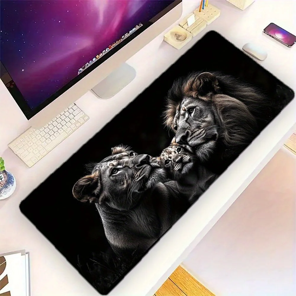 Lion Family Portrait Large Extended Mouse Pad Rubber Durable Non-Slip Keyboard Mat for Gaming Office
Lion Family Portrait Large Extended Mouse Pad Rubber Durable Non-Slip Keyboard Mat for Gaming Office