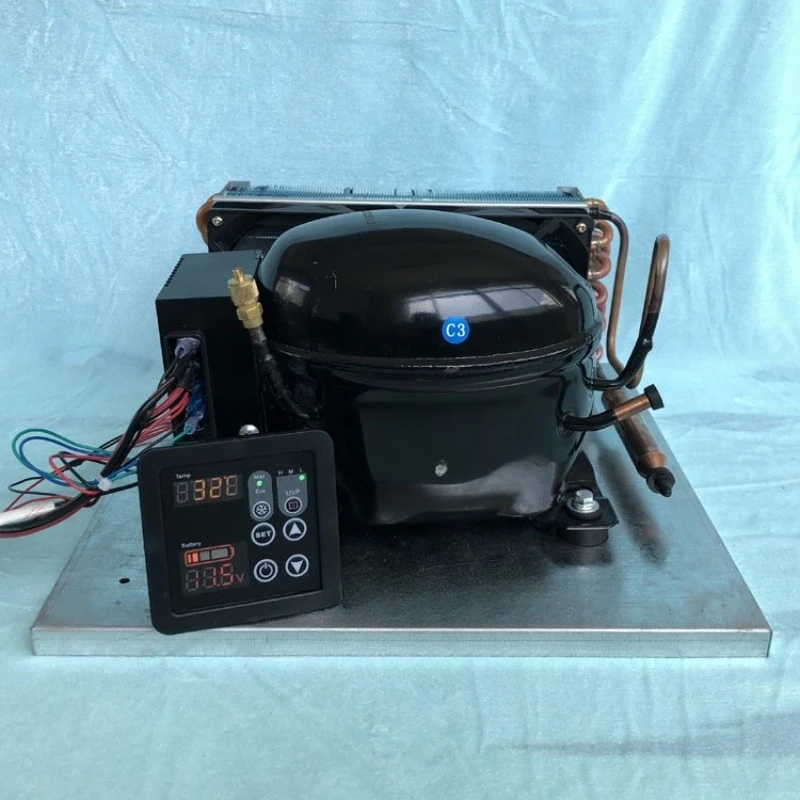 Холодильный агрегат BD91HC с компрессором постоянного тока, конденсаторный блок, хладагент R134a, 12В/24В
Холодильный агрегат BD91HC с компрессором постоянного тока, конденсаторный блок, хладагент R134a, 12В/24В