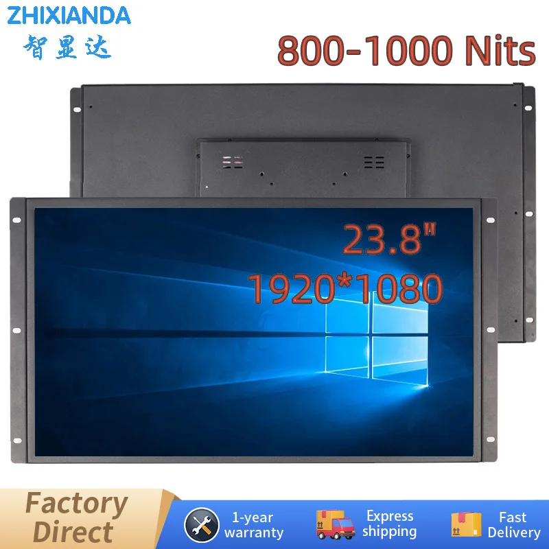 Промышленный монитор с открытой рамкой 23,8 дюйма 1000 нит IPS-экран 1920*1080 HDMI DVI VGA BNC дисплей с резистивным/емкостным касанием
Промышленный монитор с открытой рамкой 23,8 дюйма 1000 нит IPS-экран 1920*1080 HDMI DVI VGA BNC дисплей с резистивным/емкостным касанием