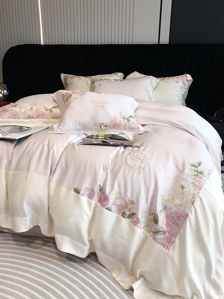 Lenzing Tencel комплект из четырех предметов из 100 чистого хлопка ретро Цветочная вышивка крутое стеганое одеяло простыня постельное белье
Lenzing Tencel комплект из четырех предметов из 100 чистого хлопка ретро Цветочная вышивка крутое стеганое одеяло простыня постельное белье
