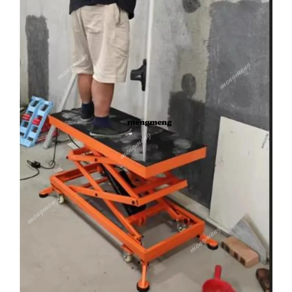 Небольшой электрический подъемник, табурет для лошади, складной мобильный гидравлический подъемник, ножничная рабочая платформа, украшение интерьера, тележка
Небольшой электрический подъемник, табурет для лошади, складной мобильный гидравлический подъемник, ножничная рабочая платформа, украшение интерьера, тележка