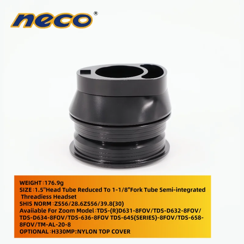Neco H330A Полная внутренняя гарнитура для прокладки кабеля 1,5–1–1/8 дюйма Полностью закрытые подшипники Гарнитура с подшипником картриджа для горного/дорожного велосипеда
Neco H330A Полная внутренняя гарнитура для прокладки кабеля 1,5–1–1/8 дюйма Полностью закрытые подшипники Гарнитура с подшипником картриджа для горного/дорожного велосипеда