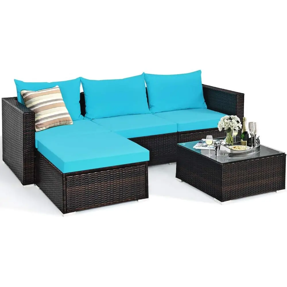 Durable Outdoor Patio Furniture Set, 360 lbs Weight Capacity, Wicker Sectional Sofa with Glass Top Coffee Table, Ideal for Porch
Durable Outdoor Patio Furniture Set, 360 lbs Weight Capacity, Wicker Sectional Sofa with Glass Top Coffee Table, Ideal for Porch