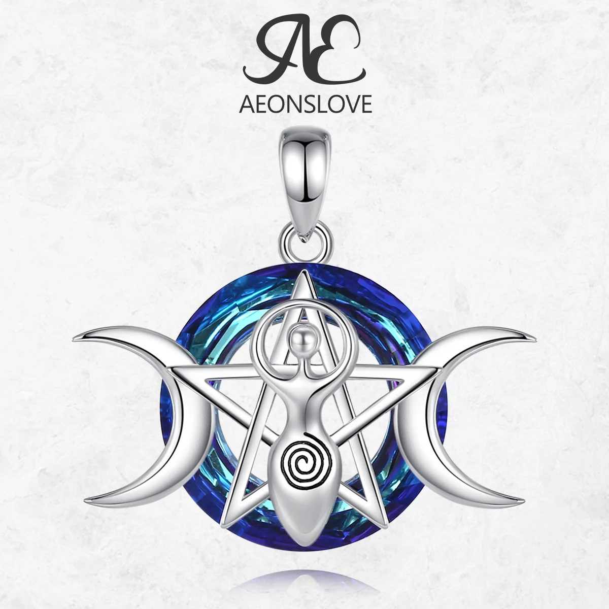 AEONSLOVE стерлингового серебра 925 пробы, тройное ожерелье богини Луны, австрийский кристалл, кулон с пентаграммой Викки, языческие украшения, духовный подарок
AEONSLOVE стерлингового серебра 925 пробы, тройное ожерелье богини Луны, австрийский кристалл, кулон с пентаграммой Викки, языческие украшения, духовный подарок