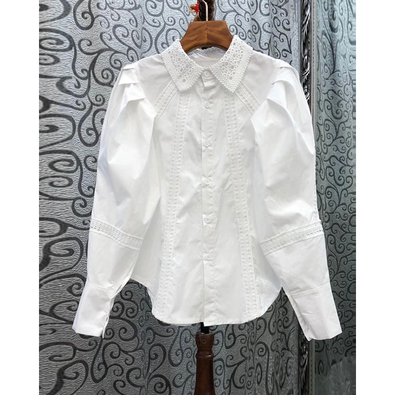 Korean Fashion Women Blouse Sales Turn-down Collar Lace Patchwork Lapel Single Short Sleeve Shirts Summer Ladies Tops
Korean Fashion Women Blouse Sales Turn-down Collar Lace Patchwork Lapel Single Short Sleeve Shirts Summer Ladies Tops
