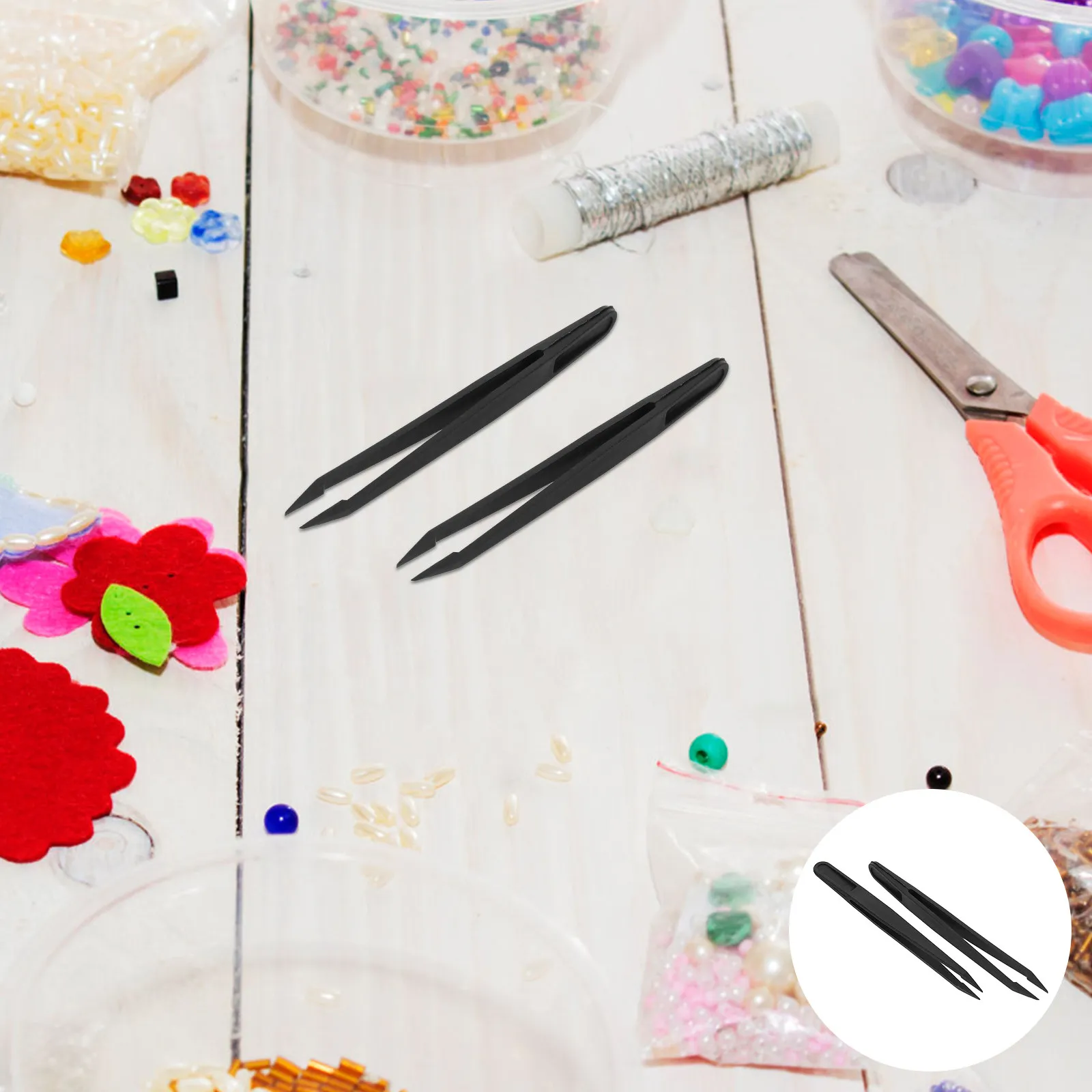 20Pcs Tweezers Plastic Straight Pointed Tip for Precise Bead Handling Jewelry Making DIY Crafts Beads Tweezers
20Pcs Tweezers Plastic Straight Pointed Tip for Precise Bead Handling Jewelry Making DIY Crafts Beads Tweezers